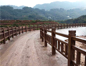 大凌河河道護欄（水泥仿木系列產品）